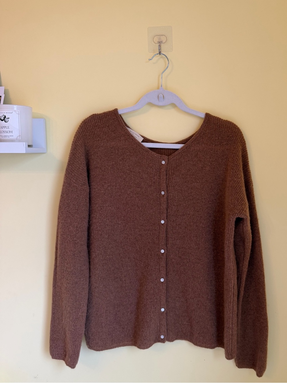 Womens Sēzane Gaspard Cardigan in Camel szL - gently worn